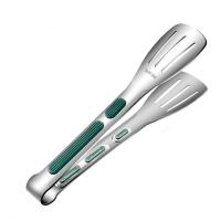 Pinzas de cocina de acero inoxidable con Mango antideslizante verde, pinzas de Metal resistentes, pinzas de cocina duraderas multiusos - details 1