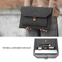 Funda para portátil de 11,6/13/14/15 ", funda de fieltro ultraligera para tableta y portátil, funda con múltiples bolsillos, maletines para Apple Macbook/Asus - details 14