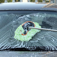 1 Fregona Extensible Para Lavado De coches, Cepillo De Limpieza De Chenilla Con Mango Largo, Producto Para El Cuidado - details 2