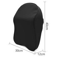Almohada Universal para Coche BUNO Almohada de Cabeza de Cuero 3D Viscoelástica - details 8