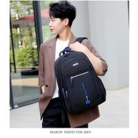 Mochila Oxford Impermeable Para Hombre, Bolsa De Ordenador De Negocios, Mochila De Viaje Informal - details 17