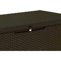 Arcón exterior Baúl de almacenamiento de resina marrón Capacidad de 270L - details 18