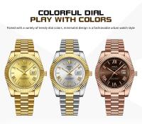 Reloj de pulsera NIBOSI clásico de lujo de primera calidad, Reloj de pulsera resistente al agua con fecha y función, Reloj de cuarzo Miyota para Hombre - details 4