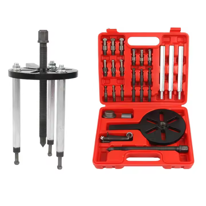 Juego de Herramientas extractoras de cojinetes de cubo de rueda, Extractor de cojinetes de tres mandrilas, herramienta - 1