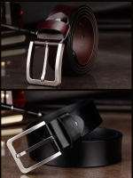 Cinturón de cuero genuino para hombre, hebilla retro, cinturón de piel de vaca versátil, 125 cm, regalo para hombre - details 7