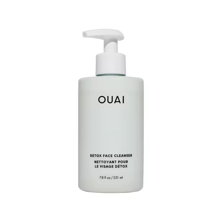 OUAI Detox Facial Deep Cleansing Wash con ácido glicólico, niacinamida PHA elimina el sudor, la suciedad y el aceite sin secar - Cara suave - 1