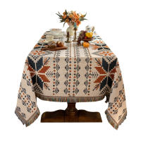 Mantel de Algodón Multifuncional con Borlas Ideal para Mesa de Comedor, Sala de Estar al Aire Libre, Estera de Picnic y Campamento - details 0