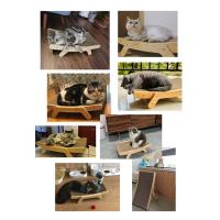 Junto de Rascado para Gatos con Marco de Madera 3 en 1 Poste Anti-Rascado Juguetes para Gatos Sofá de Rascado - details 13