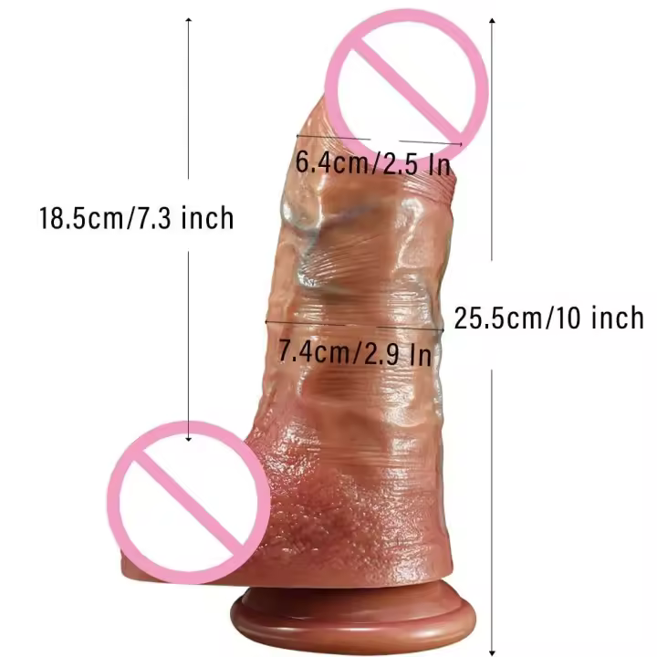 Consolador Leten súper enorme, Juguetes sexuales anales para mujeres y hombres, consoladores grandes realistas de 10 pulgadas de largo y grueso, masturbador, pene para adultos 18+ - 1