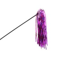 Varita de juguete con cinta colorida para gatos, varita de plástico para mascotas, juguete interactivo, 5 piezas - details 4