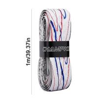 Cinta de agarre de murciélago a rayas de PU, banda elástica de sensación seca para béisbol, cinta resistente al desgaste, mango de raqueta de tenis de 1m, Unisex - details 10