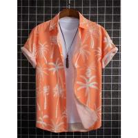 Camiseta de Verano de Playa Hawaiiana Estampado de Denim 3D para Hombres Manga Corta Transpirable - details 8