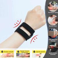 1 Uds. Envolturas para hombres y mujeres, soporte de compresión ajustable para túnel carpiano, soporte para muñeca, alivio del dolor, - details 7