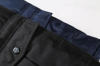 Chaquetas sin mangas de lana con cuello levantado y acolchado cálido para hombre, rompedores gruesos, otoño e invierno - details 15