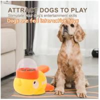 Juegos de Inteligencia para Perros Dibujos Animados, Pato Amarillo Interactivo, Juguetes Antideslizantes - details 0