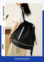 Bolsa deportiva ligera con cordón, impermeable, de gran capacidad, para Fitness, con correas ajustables de separación en seco y húmedo - details 2