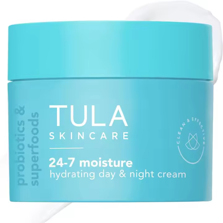 TULA Care 24-7 Crema hidratante de día y noche: crema hidratante nutritiva para el rostro, mantiene el equilibrio y mejora la suavidad de la piel, contiene - 1