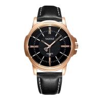 Reloj de Cuarzo Premium para Hombres YAZOLE Nuevo Reloj de Vestir de Cuero - details 3