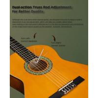Kit de Iniciación para Guitarra Clásica 4/4 39" con Soporte de Pared con Ganchos, Diapasón, Afinador, Funda, Paño de Pulir 6 Cuerdas de Nylon, Negro - details 17