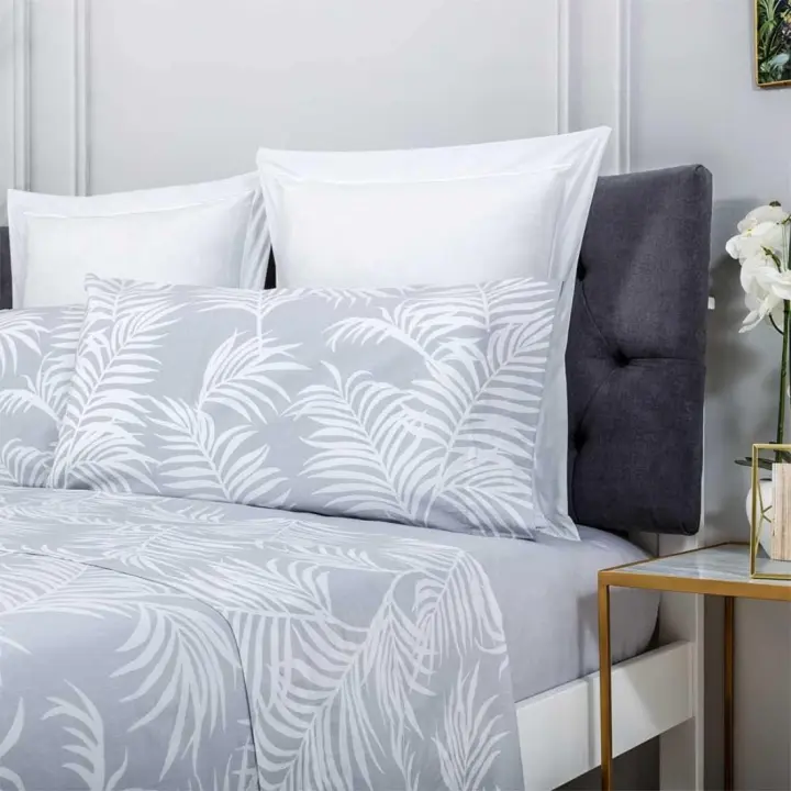 150 X 190X200 CM Gris Cama de Fundas de Almohada sábana Bajera Ajustable 1 - 1