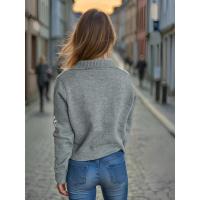Suéteres de punto para mujer en estilo coreano Moda casual Corto t Primavera Otoño Ideal para salir - details 13