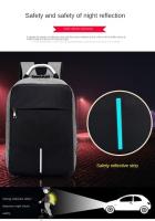 Mochila antirrobo con cerradura de contraseña para hombres, bolsa de computadora de carga usb, mochila de ocio empresarial - details 16