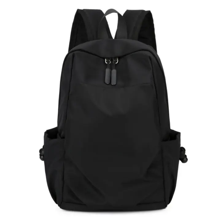 Mini mochila impermeable para hombre, morral de viaje de Color sólido Oxford, resistente al desgaste, ligero, pequeño, bolso escolar de hombro - 1