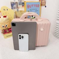 Maleta Pequeña Bolsa de Almacenamiento de Cosméticos Estuche Ligero para Viajes de Negocios - details 17