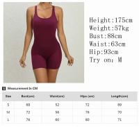 Monos Deportivos de Yoga Fiess Conjunto Deportivo para Mujeres 2024 Rojo, Rosa, Negro, Azul - details 0