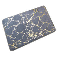 Alfombra de Baño en Mármol Dorado y Blanco Suave y Antideslizante para Interior y Exterior Alfombra Absorbente Personalizada para Decoración del Hogar - details 5