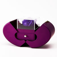 Collar Personalizado de Cobre con Colgante de Proyección 100 Lenguas Caja de Joyería en Forma de Manzana con Rosa Conservada Perfecto para el Día de la Madre - details 15