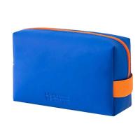Estuche de maquillaje portátil para mujer/hombre, organizador de artículos de tocador multifuncional impermeable, bolsa de almacenamiento de viaje de cuero - details 9