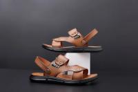 Sandalias de verano para hombre, cómodas sandalias de cuero con plataforma para exteriores, suela suave antideslizante, zapatos informales de trekking para verano, zapatos de playa para niño - details 11