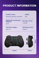 Controlador de juego inalámbrico Bluetooth, Sensor de movimiento de 6 ejes, soporte Turbo programable, Joystick Hall para Switch Steam PS3 PS4 PC - details 16
