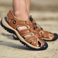 Nuevo Sandalias deportivas grandes de cuero para hombre, verano 2022 - details 21