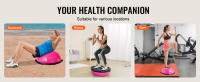SucceBuy Medio entrenador de pelota de ejercicio, pelota de equilibrio de 23 pulgadas, capacidad de 660 libras, pelota de yoga con bandas de resistencia y bomba de pie, entrenamiento de cuerpo completo, gimnasio en casa, rosa - details 5