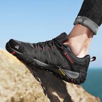Zapatos de Senderismo para Hombres HikeUp Zapatillas Tácticas de Cuero de Ante - details 13