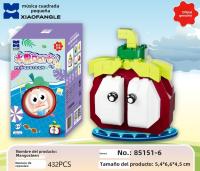 6 piezas Caja Misteriosa Frutal Xiaofangle - Bloques Ensamblables Educativos (12 juegos, DIY para Niños) - Colcciona 6 Frutas Diferentes! - details 5