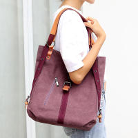 Bolso multifuncional de lona con hebilla, bolso de moda para mujer - details 1