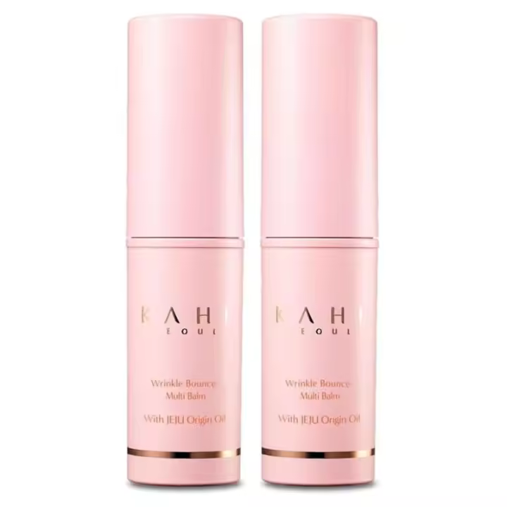 KAHI Wrinkle Bounce Multi Balm - DUO EDITION Crema hidratante para ojos todo en uno, base de maquillaje y barra hidratante hidratante diaria - 1