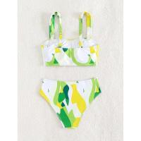 Bikini de cintura alta, Tre 2025 Conjunto de bikini bandeau sexy para mujer, Traje de baño brasileño para mujer - details 9
