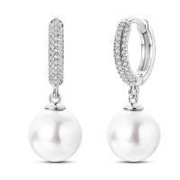 Pendientes LAZA de Plata de Ley 925, Joyería de Aro con Brillantes, Pendientes Colgantes con Forma de Corazón, Regalo de Boda para Mujer, Regalo de Aniversario - details 4
