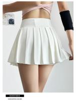 Falda de tenis de ocio para mujer, pantalones cortos con forro interior para porristas de golf, faldas plisadas para correr, deporte atlético, gimnasio y entrenamiento - details 2
