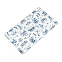 Toile De Jouy Toalla Algodón Francés Azul Marino Baño Ducha Deportes Yoga Toallas - details 113