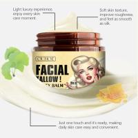 Bálsamo de sebo y miel para la cara, bálsamo hidratante facial de sebo, bálsamo de sebo orgánico natural para hidratar, reparar la piel sensible calmante, reducir las líneas finas - details 3