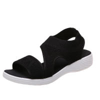 Sandalias Romanas de Verano para Mujer, Plataforma con Cuña, Rosa/Azul/Negro - details 12
