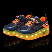 Patines para niños con luces LED intermitentes ajustables para niñas y niños, carga USB para ambas ruedas - details 2