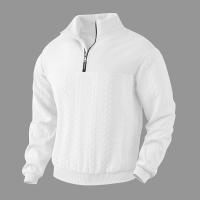 Nueva moda de primavera, sudaderas de manga larga, sudadera informal con cuello alto, jerseys, tops para hombre - details 4
