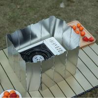 Estufa de Camping Plegable Ultra Ligera Protector de Viento Quemador de Cocina de Picnic a Prueba de Viento Deportes y Exteriores - details 14