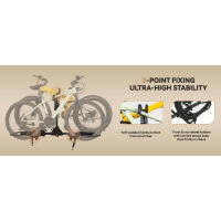 MEEVIZ con cerradura, 2 autos SUV RV Camper Truck Trailer, enganche para neumáticos gordos, bicicletas de montaña, bicicletas eléctricas y EMTB, bicicleta con capacidad de 180 libras - details 2